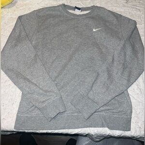 Nike Light Gray Crewneck Sweater